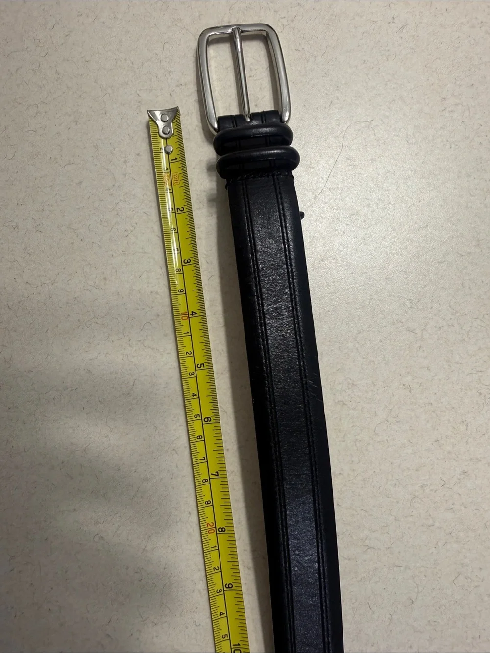 Fossil Black Leather Men's Belt